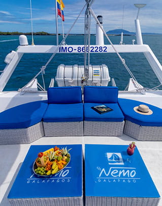 Nemo III sun deck lounge seating